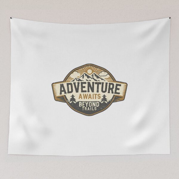 Item preview, Adventure awaits beyond trails designed and sold by rozar-nv.