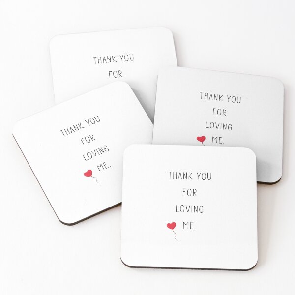 Item preview, " Thank you for loving me " - happy valentines day gift designed and sold by Gravy-tee07.