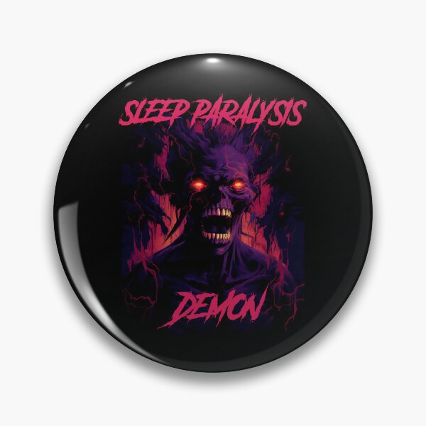 Item preview, Sleep paralysis demon - synthwave cyberpunk designed and sold by GlitchGrotesque.