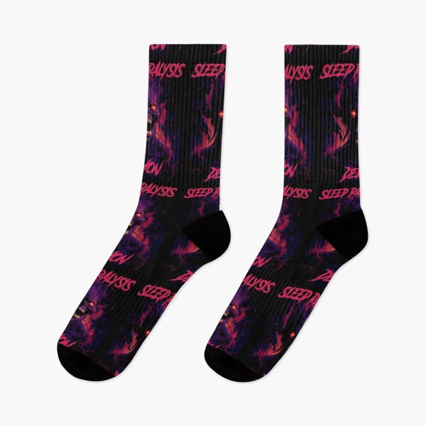 Item preview, Sleep paralysis demon - synthwave cyberpunk designed and sold by GlitchGrotesque.