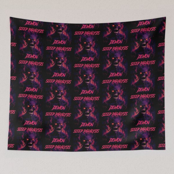 Item preview, Sleep paralysis demon - synthwave cyberpunk designed and sold by GlitchGrotesque.