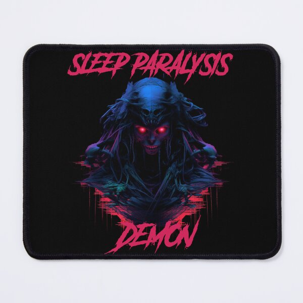 Item preview, Sleep paralysis demon - synthwave cyberpunk designed and sold by GlitchGrotesque.
