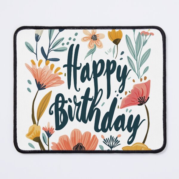 Item preview, Happy Birthday Flowers designed and sold by sheprint.