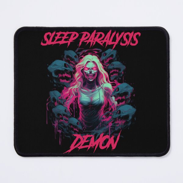 Item preview, Sleep paralysis demon - synthwave cyberpunk designed and sold by GlitchGrotesque.