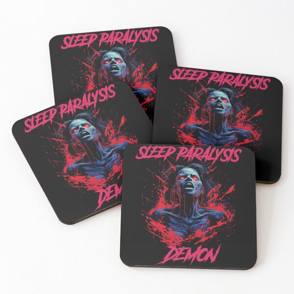 Item preview, Sleep paralysis demon - synthwave cyberpunk designed and sold by GlitchGrotesque.