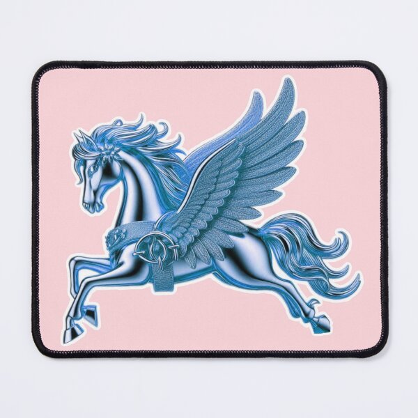 Item preview, Metallic Blue Pegasus - Aria's Pegasi designed and sold by AmberRoseWrites.