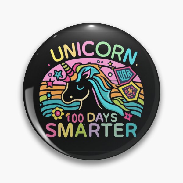 Item preview, Unicorn 100 days smarter neon techno designed and sold by Pawel Oska.