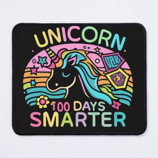 Item preview, Unicorn 100 days smarter neon techno designed and sold by Pawel Oska.