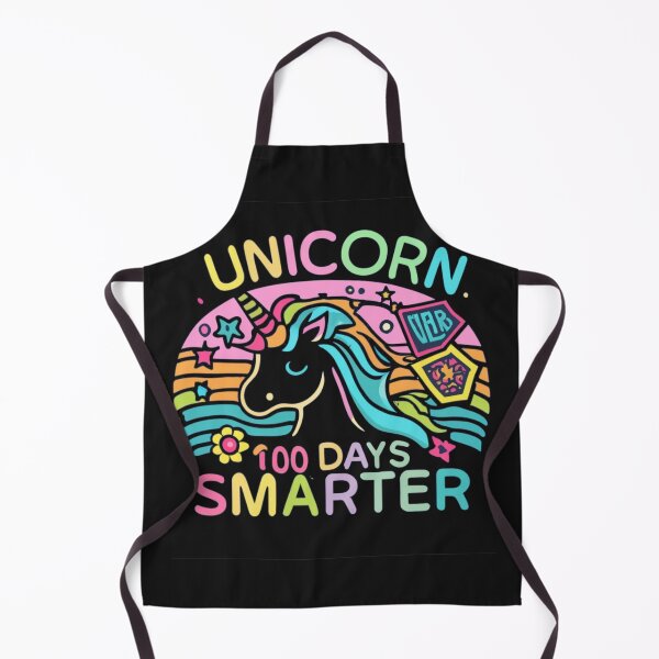 Item preview, Unicorn 100 days smarter neon techno designed and sold by Pawel Oska.