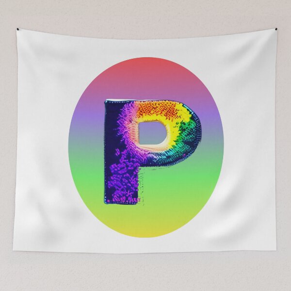 Item preview, letter P, monogram 2. typography collage. ABC art. gift 2024 designed and sold by Minibubb.