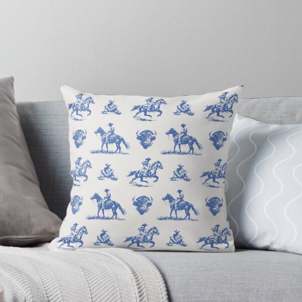 Artikel-Vorschau von Cowboy Western Blau Weiß Boho, designt und verkauft von trajeado14.