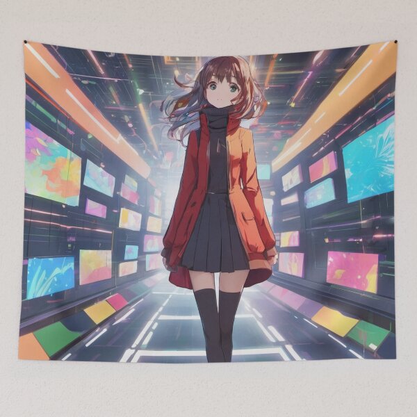 Item preview, Anime in a red coat designed and sold by TrendShopToday.
