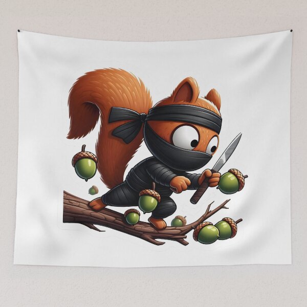 Item preview, Nutty Ninja Nonsense designed and sold by AI-Only Creations.