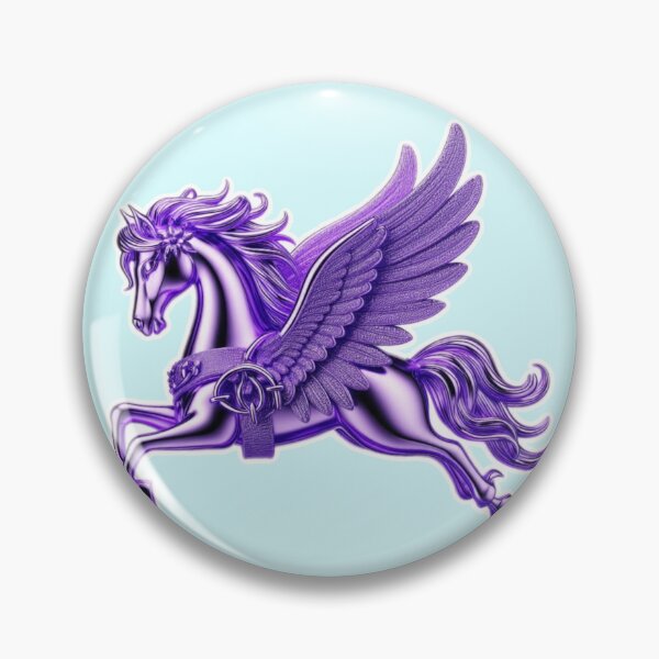 Item preview, Metallic Purple Pegasus - Aria's Pegasi designed and sold by AmberRoseWrites.