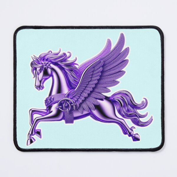 Item preview, Metallic Purple Pegasus - Aria's Pegasi designed and sold by AmberRoseWrites.
