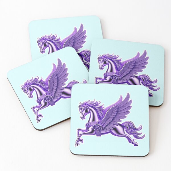Item preview, Metallic Purple Pegasus - Aria's Pegasi designed and sold by AmberRoseWrites.