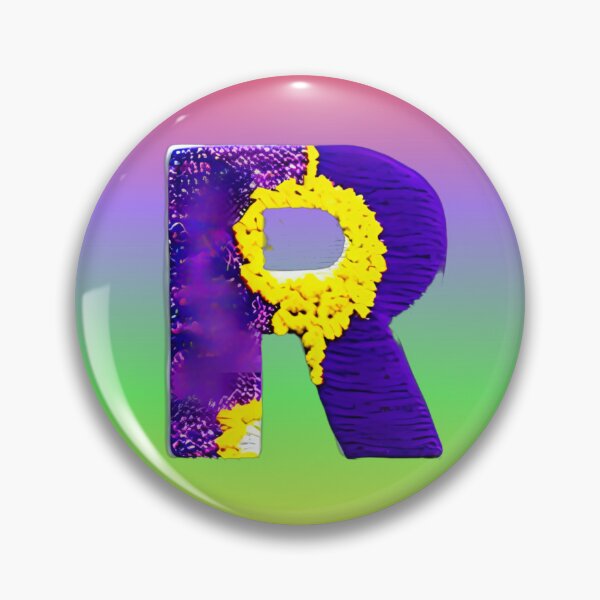 Artikelvorschau, Buchstabe R, Monogramm. Typografie-Collage. ABC-Kunst. Geschenk 2024 entworfen und verkauft von Minibubb.