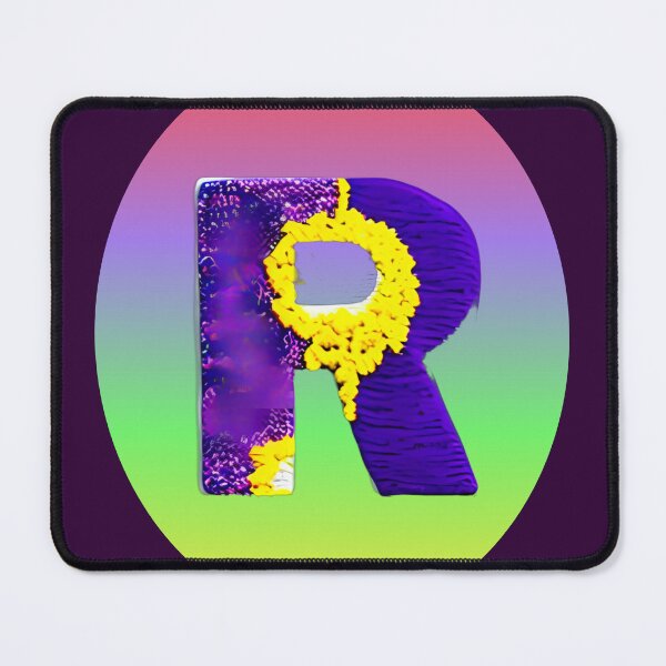 Item preview, letter R, monogram . typography collage. ABC art. gift 2024 designed and sold by Minibubb.