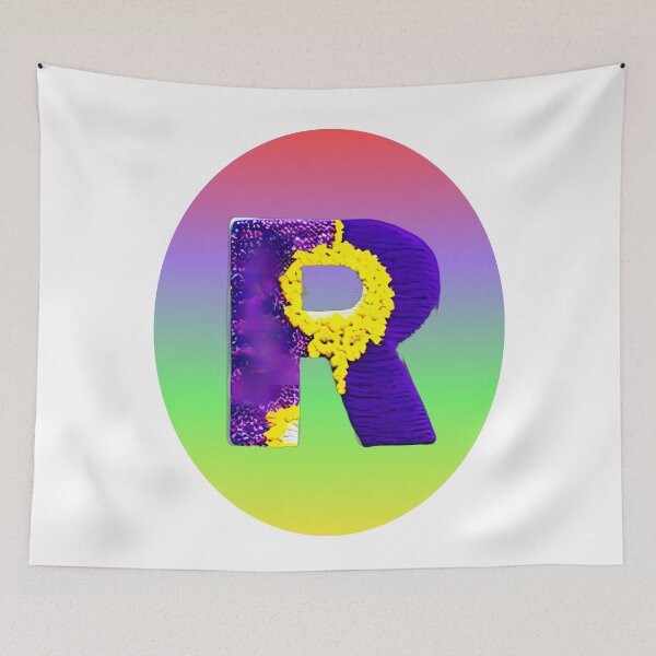 Item preview, letter R, monogram . typography collage. ABC art. gift 2024 designed and sold by Minibubb.