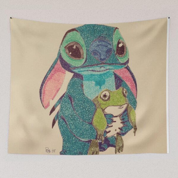 Item preview, Pointillism of Stitch  designed and sold by AshLeeMarieDell.