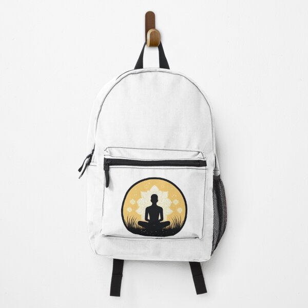 Item preview, Meditation and sun symbol Do More Yoga designed and sold by SMARTKIT DESIGNAGENCY.