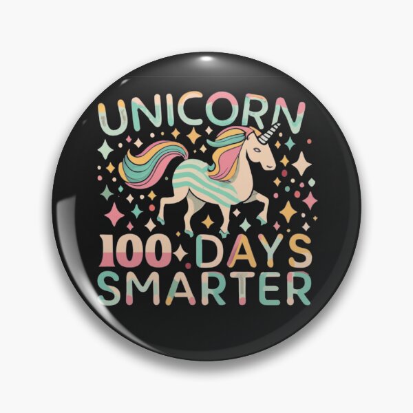 Item preview, Unicorn 100 days smarter Vintage Typography designed and sold by Pawel Oska.