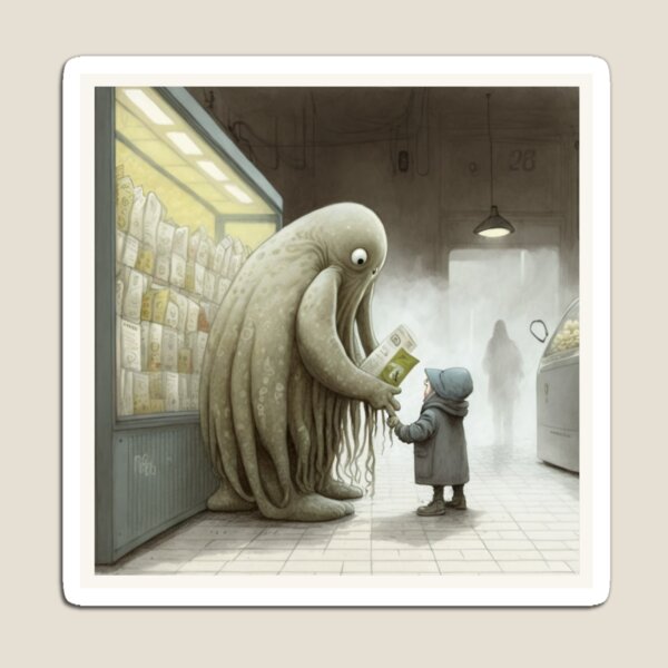 Item preview, Cthulhu va de compras designed and sold by CarcosaShop.