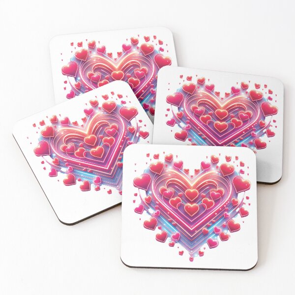 Item preview, Neon Love Emanation, Valentine's Day designed and sold by Gold Turtle  Lina.