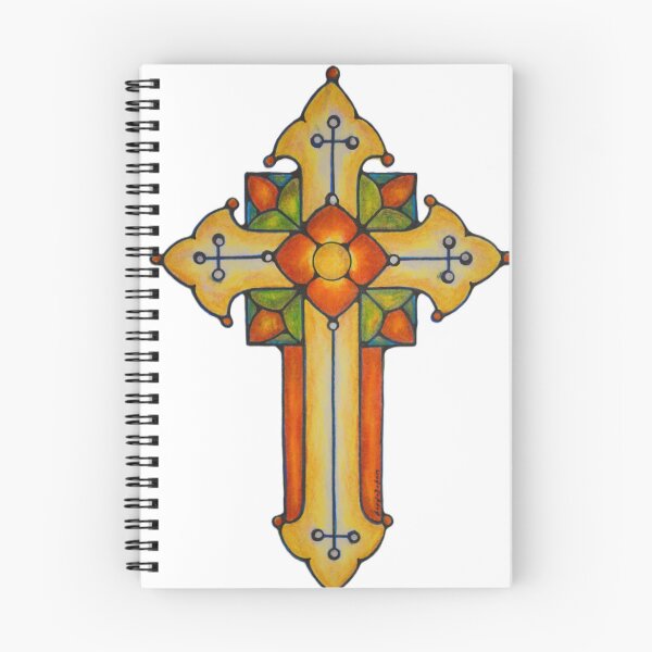 Item preview, Art Deco Tulip cross designed and sold by ecce-art.