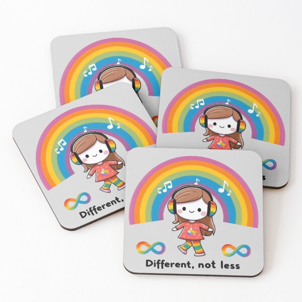 Item preview, Autism - Different not less designed and sold by Vkinsify.