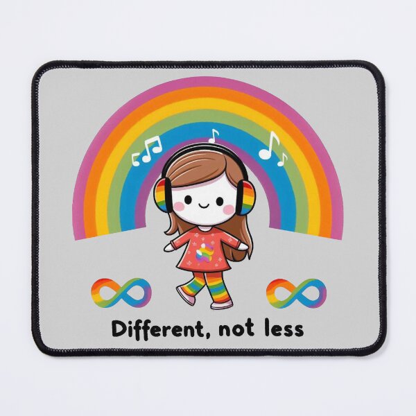 Item preview, Autism - Different not less designed and sold by Vkinsify.
