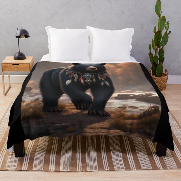 Item preview, Black Bear Totem designed and sold by Dryden Stewart Enterprises.