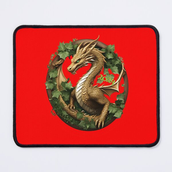 Item preview, Wood Dragon Luck and Prosperity: Year of the Dragon 2024 designed and sold by leyfinder.