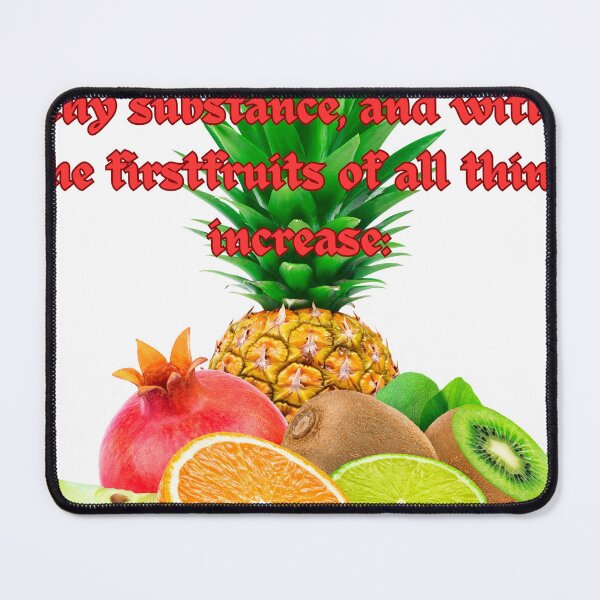 Item preview, Honour the LORD with thy substance, and with the firstfruits of all thine increase: designed and sold by Hinny8.