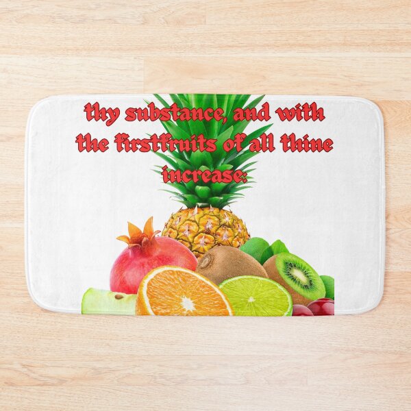 Item preview, Honour the LORD with thy substance, and with the firstfruits of all thine increase: designed and sold by Hinny8.
