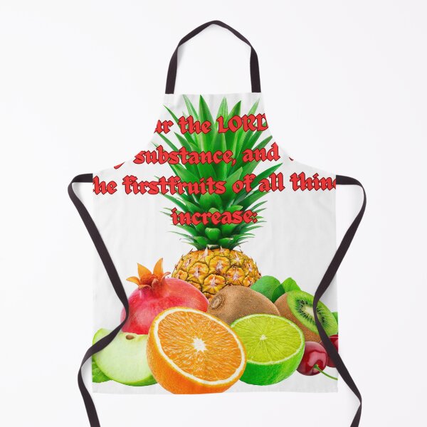 Item preview, Honour the LORD with thy substance, and with the firstfruits of all thine increase: designed and sold by Hinny8.