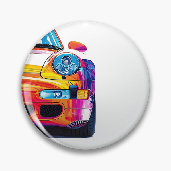 Item preview, Vintage porsche 993 rainbow colors designed and sold by blackdogshop.