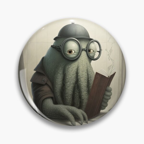Item preview, Cthulhu lee un libro designed and sold by CarcosaShop.