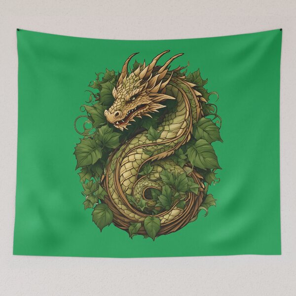 Item preview, Wood Dragon Luck and Prosperity: Year of the Dragon 2024 designed and sold by leyfinder.