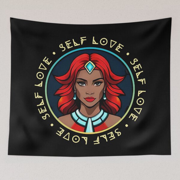 Item preview, Marvelous Self Love Superhero Woman Red Goddess Warrior  designed and sold by Melan Designs.