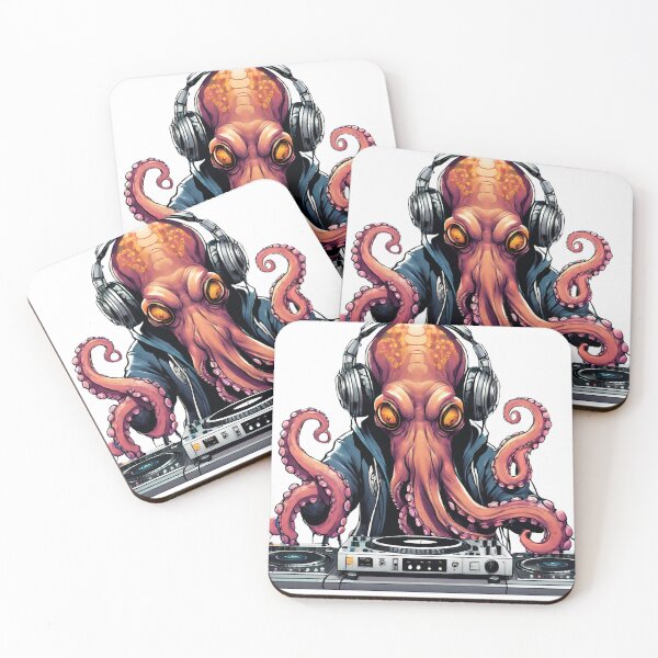 Item preview, DJ Octopus Concept Design, Feel the music! designed and sold by CarpArtt.