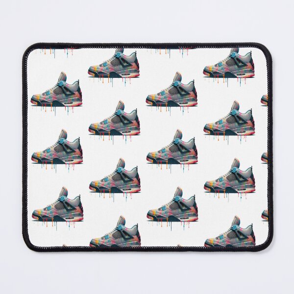 Item preview, air jordan retro 4 colorful portrait designed and sold by WearYoSneakers.