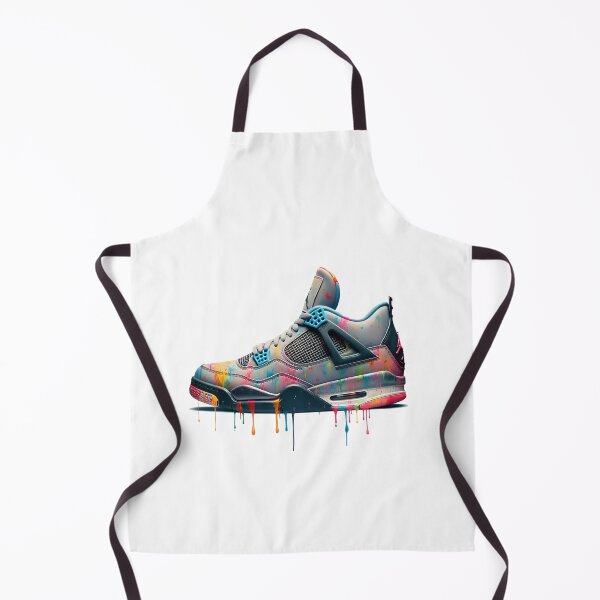 Item preview, air jordan retro 4 colorful portrait designed and sold by WearYoSneakers.
