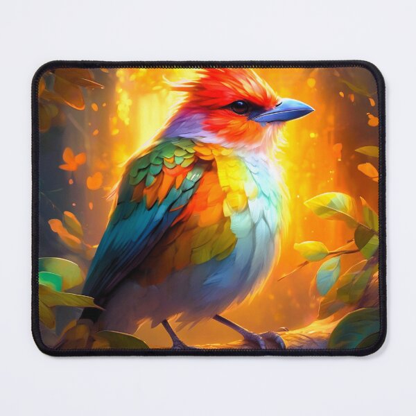 Item preview, king bird fluffs its feathers designed and sold by janjacbu.
