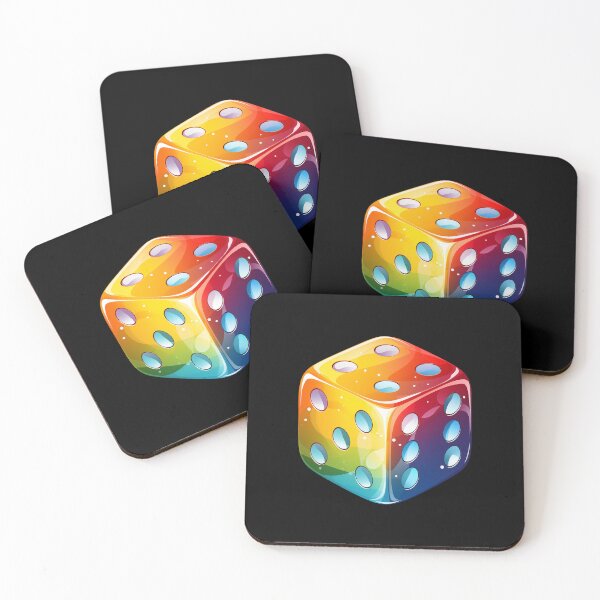 Item preview, Colorful Dice designed and sold by Monokular.
