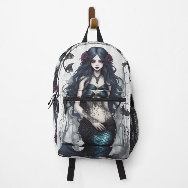 Item preview, Gothic Mermaid and Black Fish designed and sold by CailaStyle.