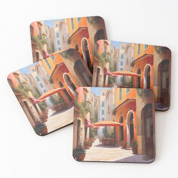Item preview, Mediterranean Noon: A Sunlit Courtyard designed and sold by Vitalka-uk.