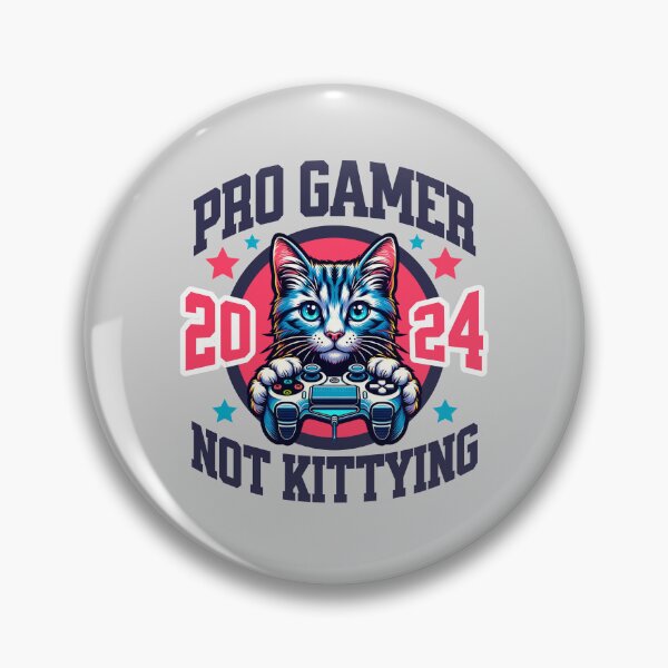 Item preview, Video Gamer Cat, Pro Gamer Not Kittying, Funny Cat Playing Video Games 2024 designed and sold by DAMOTAmagazine.