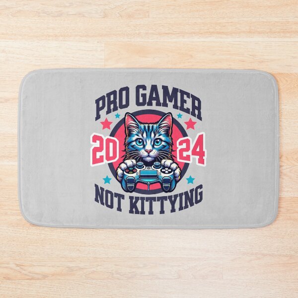Item preview, Video Gamer Cat, Pro Gamer Not Kittying, Funny Cat Playing Video Games 2024 designed and sold by DAMOTAmagazine.