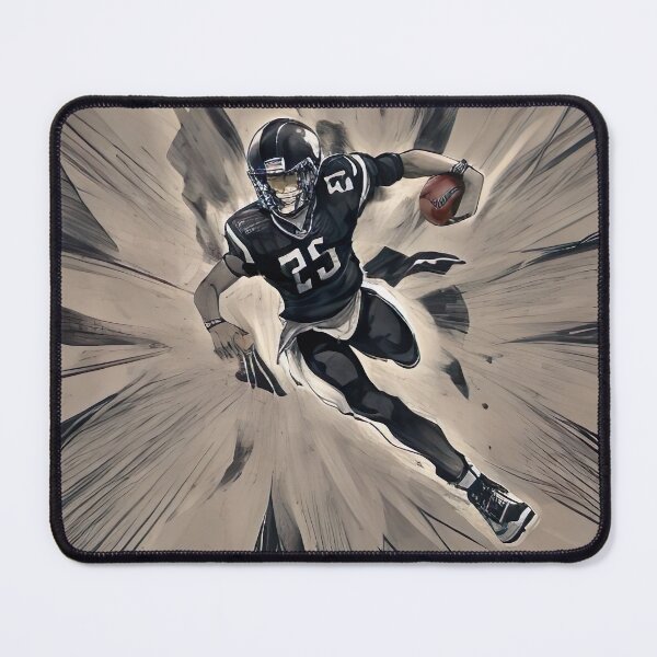 Item preview, American football quarterback running ball designed and sold by Frostquest.